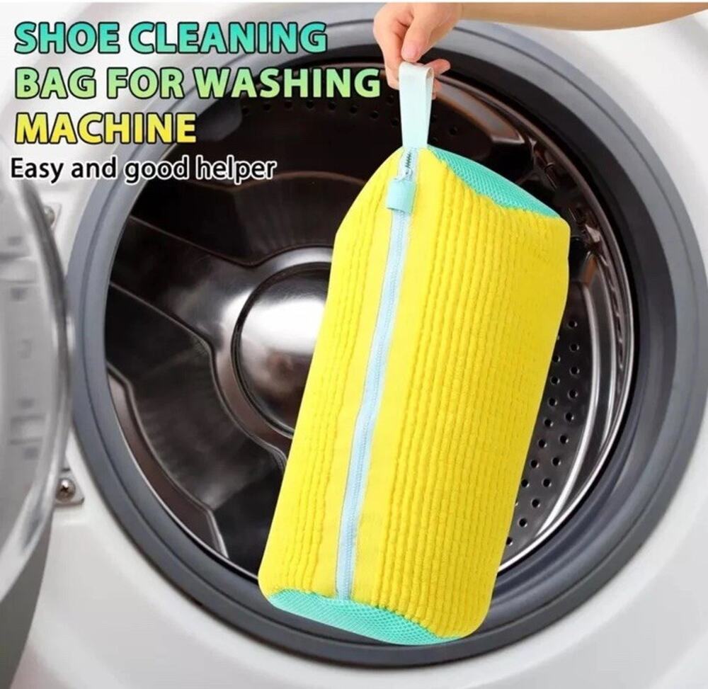 Shoe Washing Bag for Washing Machine – Zipper Laundry Bag for Sneakers, Reusable